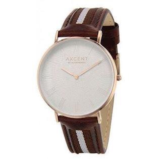 Career rosa forgyldt rustfri stål Quartz Unisex ur fra Axcent of Scandinavia, IX5700R-12